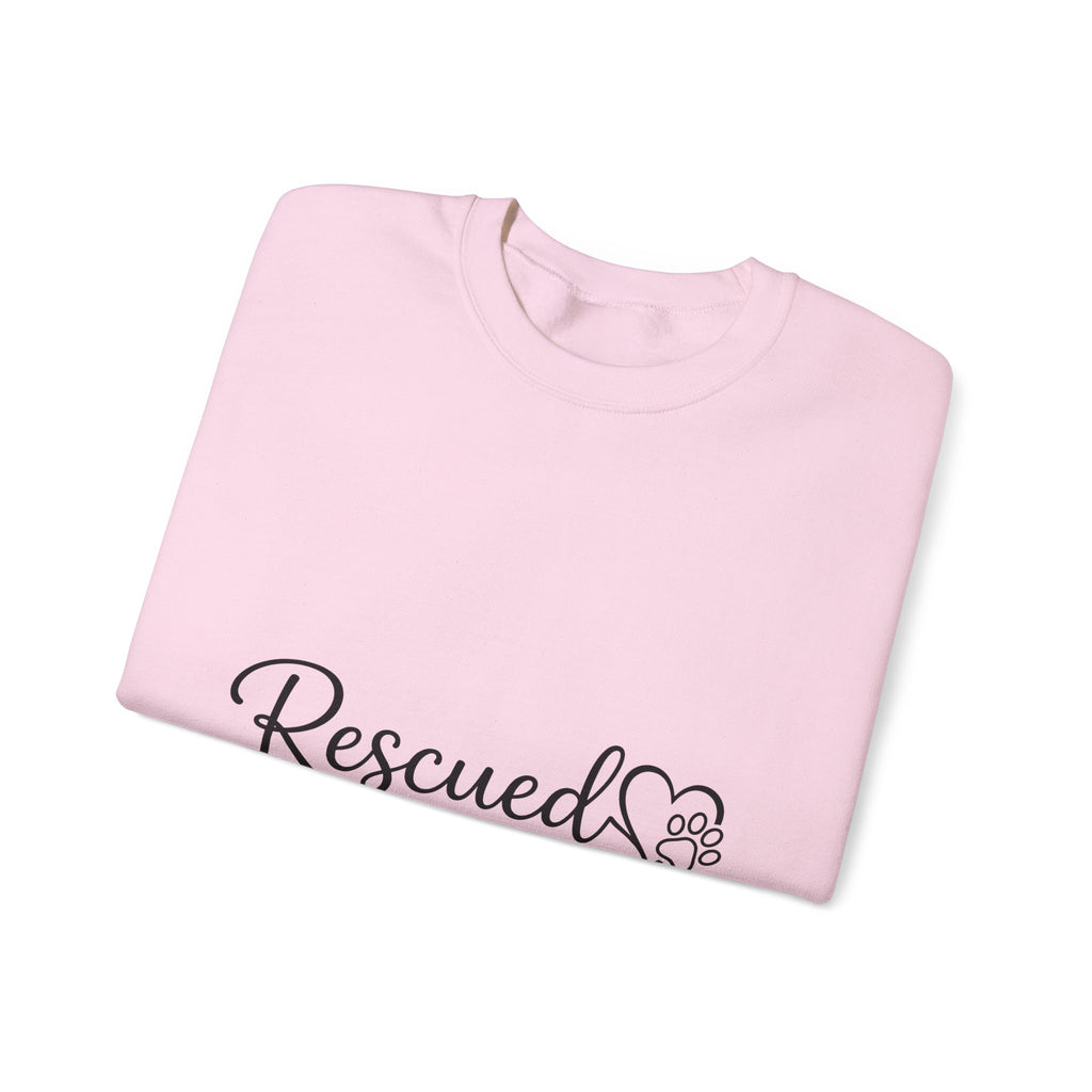Pet Paw Heart Sweatshirt Dog Foster Gift Women Fresh Sweatshirt Paw Print Sweatshirt Dog Fan Canine Graphic Dog Rescue Graphic Sweatshirt Basic Calligraphy Text