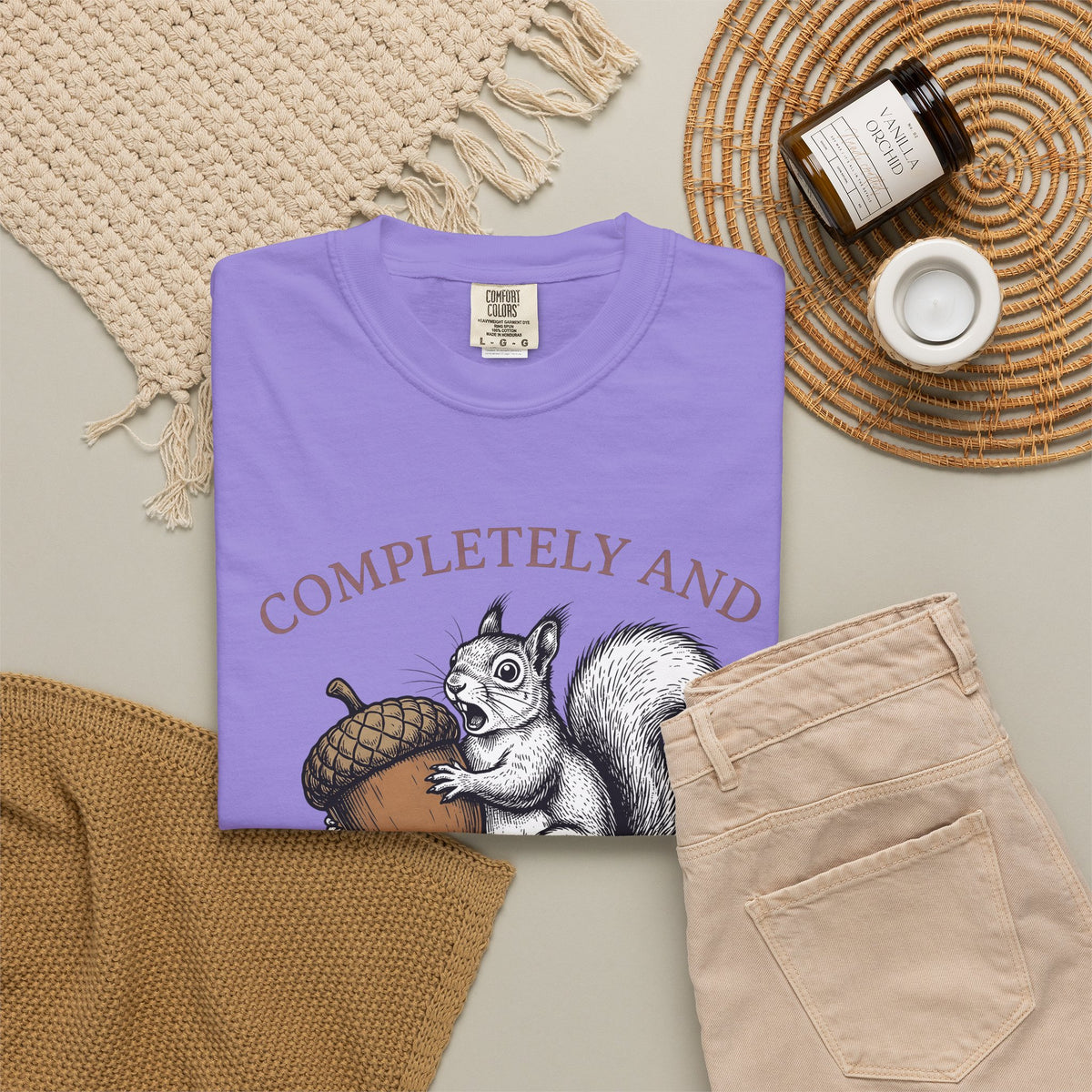 Chipmunk Nut T-Shirt Funny Pet Gift Women Sketch T-Shirt Acorn T-Shirt Humor Fan Squirrel Graphic Retro Comedy T-Shirt