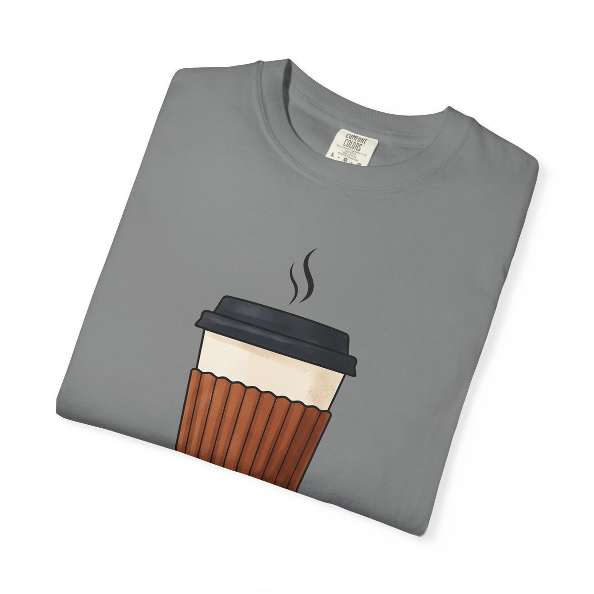 Coffee Cup Nurses Coffee Gift Modern Mug Nurse Enthusiast Contemporary Caffeine Minimalist Steam T-Shirt