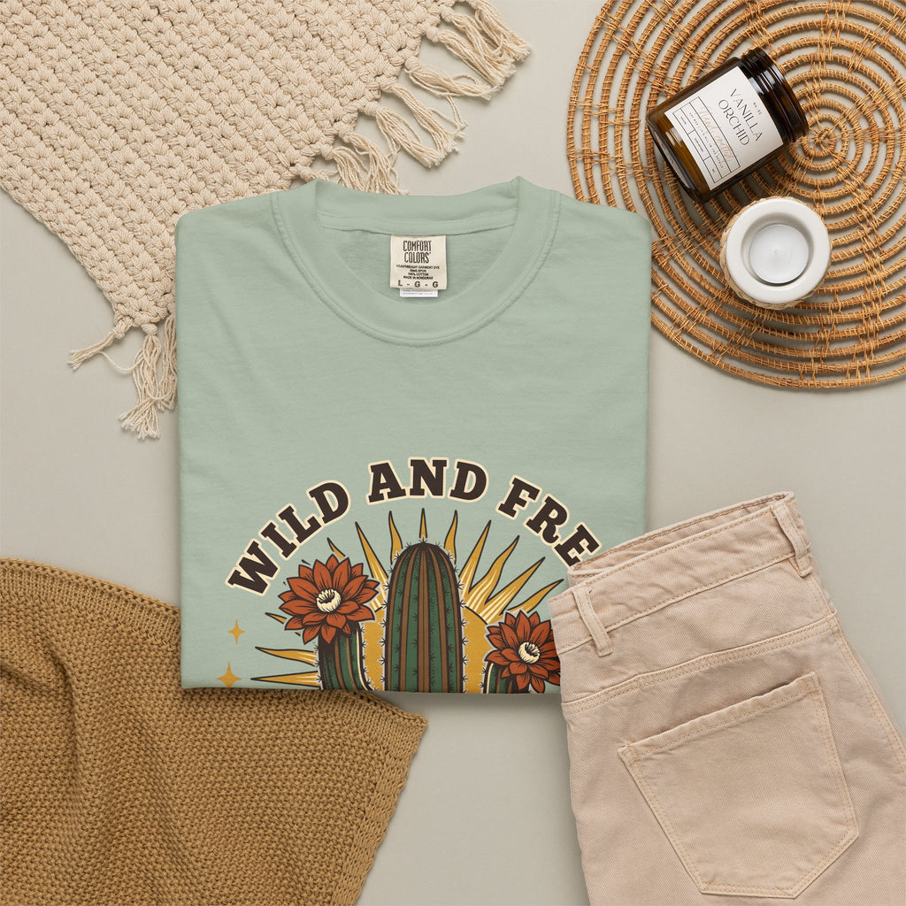 Prickly Pear T-Shirt Cowgirl Ranch Gift Women Southwestern T-Shirt Cactus T-Shirt Rodeo Fan Western T-Shirt Farm Graphic Sketch Bloom T-Shirt