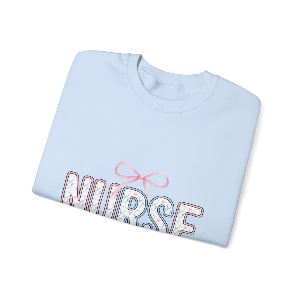 Healthcare Heart Sweatshirt Nurse Mom Medical Gift Women Playful Sweatshirt Heart Care Sweatshirt Nursing Enthusiast Whimsical Sweatshirt Medical Graphic Line