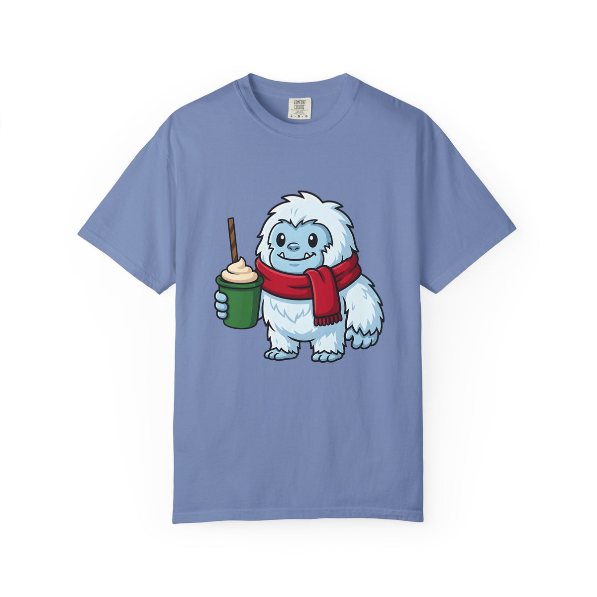 Abominable Snowman Christmas Holiday Gift Comic Yeti Xmas Fan Cartoon Holiday Chibi T-Shirt