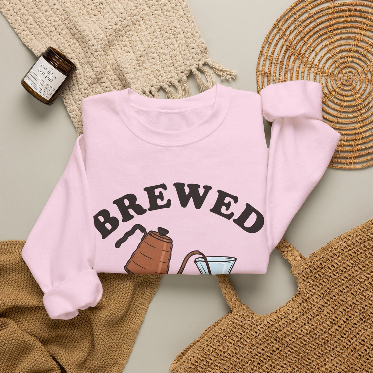 Coffee Maker Sweatshirt Coffee Beverage Gift Women Sketch Sweatshirt Brewer Sweatshirt Coffee Fan Coffee Illustration Design Retro Pour Over Sweatshirt