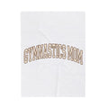 Varsity College Text Blanket Moms Team Gift Women Sporty Blanket College Lettering Blanket Motherhood Fan Athletic Blanket Squad Graphic Retro