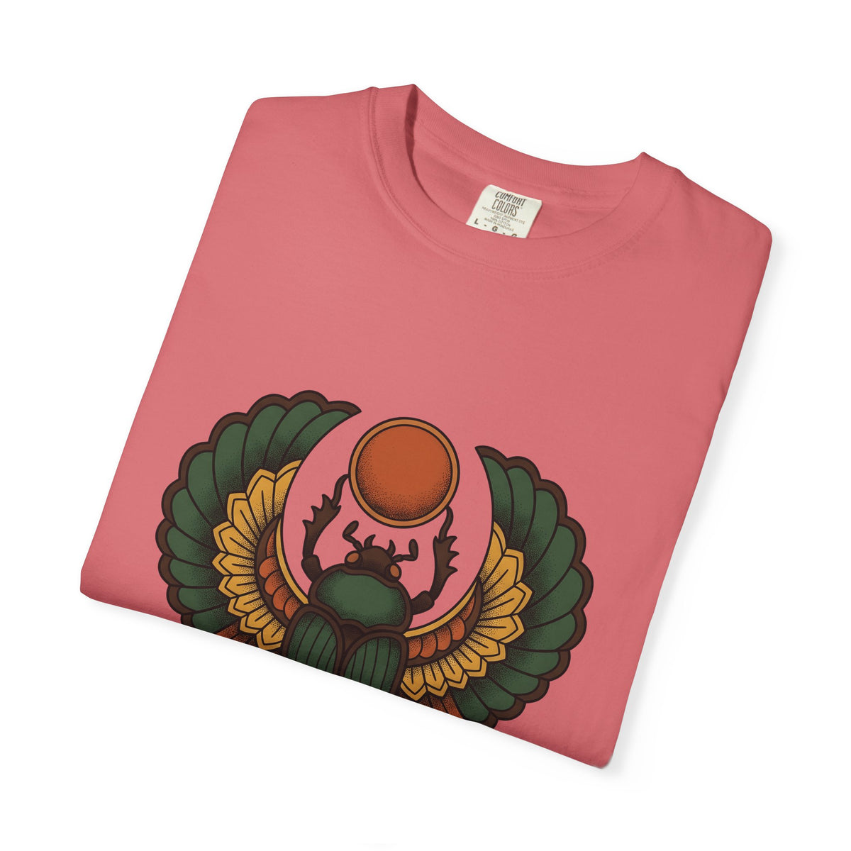 Beetle Bug T-Shirt Boho Chic Chakra Gift Women Minimalist T-Shirt Scarab T-Shirt Bohemian Enthusiast Simple T-Shirt Energy Graphic Hand Drawn Sun