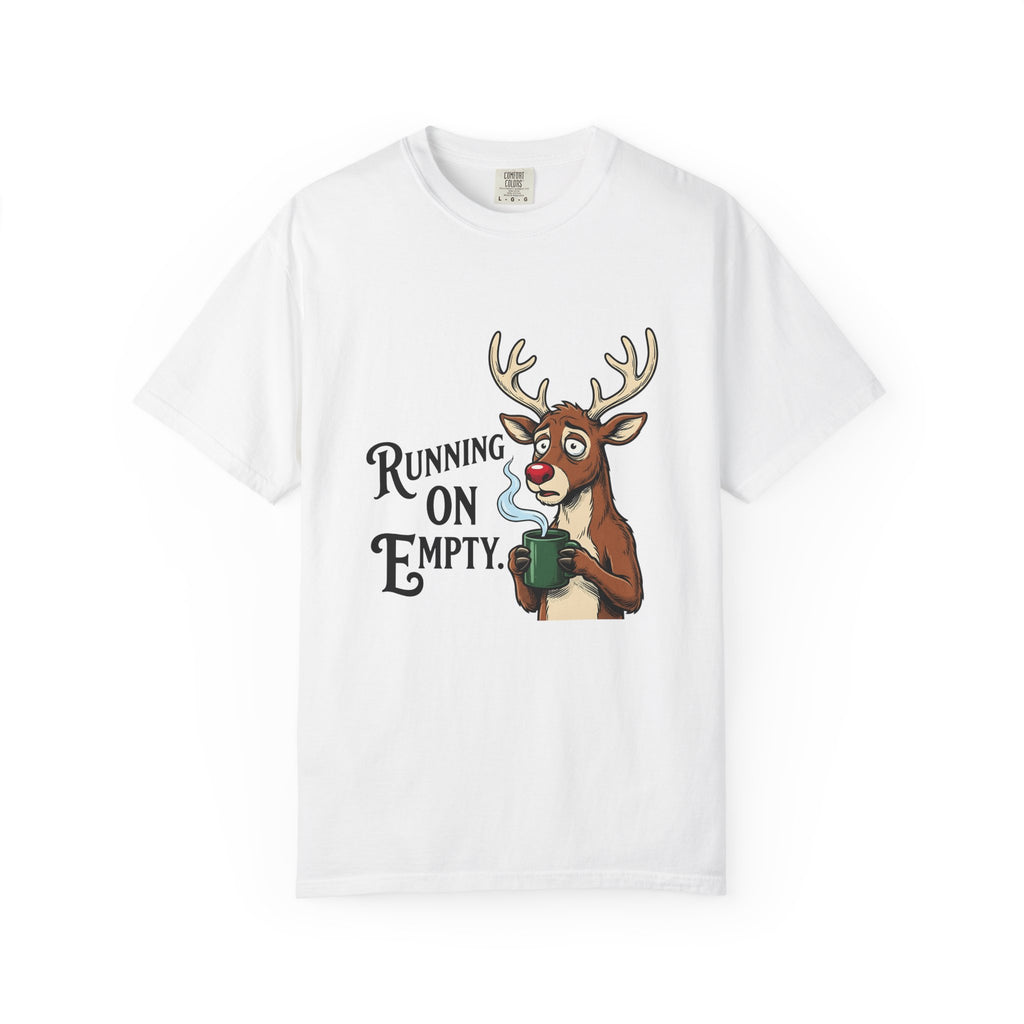 Reindeer Coffee Christmas Humor Gift Cartoon Coffee Xmas Fan Funny Vintage Mug T-Shirt