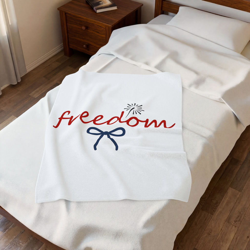 Firework Bow America 4Th Of July Festival Gift Retro Fireworks Patriot Fan Vintage Carnival Blanket