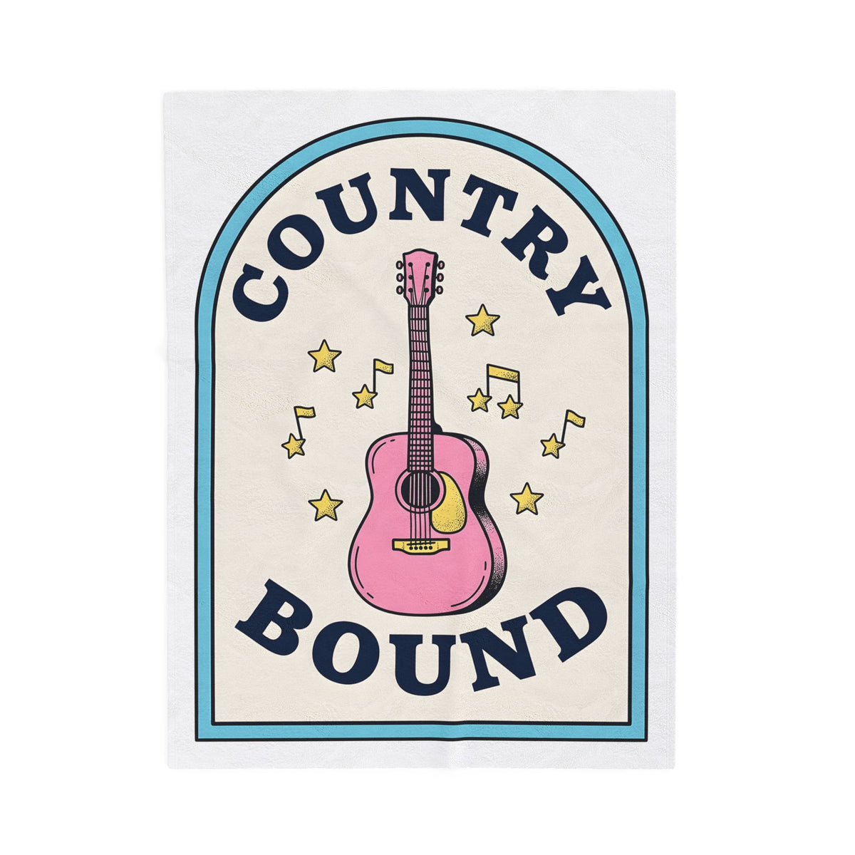 Pastel Guitar Blanket Cowgirl Sound Gift Women Antique Blanket Guitar Blanket Rodeo Fan Vintage Blanket Audio Graphic Nostalgic Twinkle Blanket