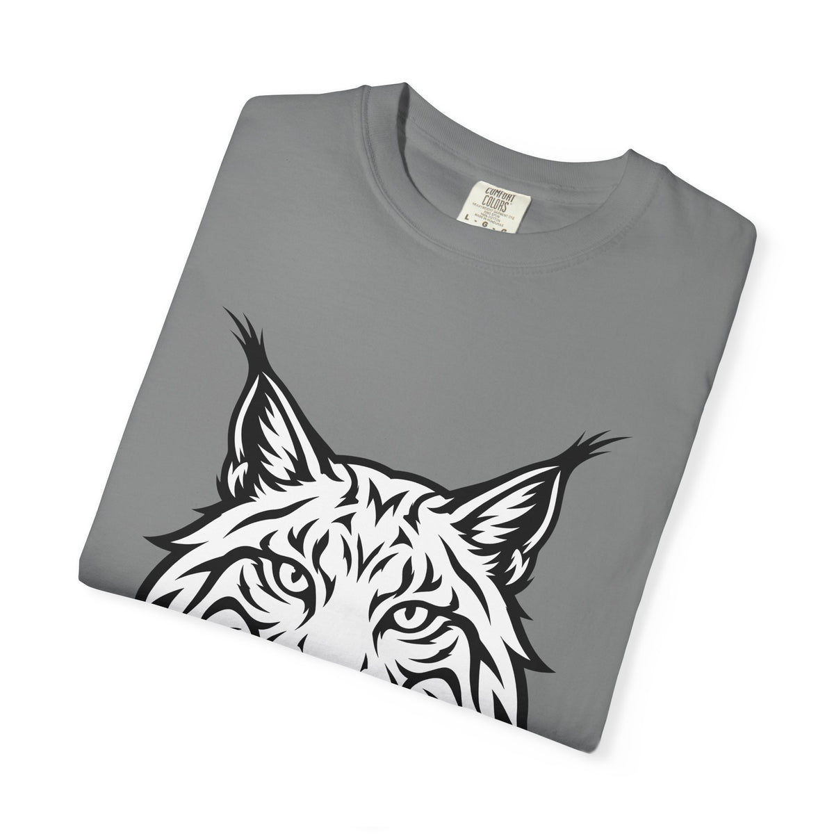 Lynx Head T-Shirt Cat Wildlife Gift Women Bold Line Art T-Shirt Bobcat T-Shirt Cat Fan Line Art T-Shirt Wildlife Graphic Tribal Wildcat T-Shirt