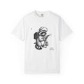 Raccoon Outlaw T-Shirt Raccoon Rodeo Gift Women Cartoon T-Shirt Bandit T-Shirt Raccoon Fan Trash Panda T-Shirt Cowboy Graphic Hand Drawn Ray Gun