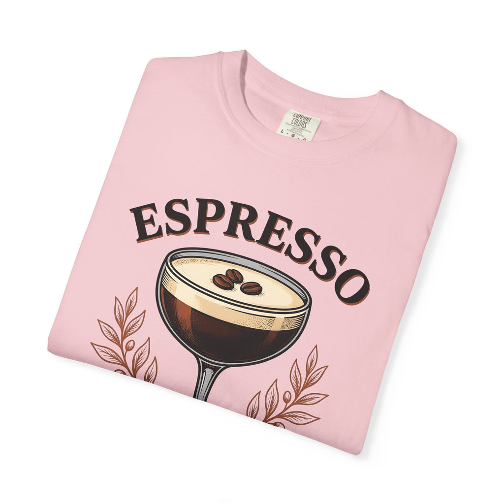 Espresso Martini T-Shirt Coffee Liquor Gift Women Retro T-Shirt Martini T-Shirt Coffee Fan Cocktail T-Shirt Alcoholic Drink Graphic Sketch Coffee