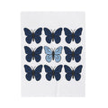 Butterfly Motif Blanket Boho Chic Plants Gift Women Plain Blanket Butterfly Blanket Hippie Fan Simple Blanket Floral Graphic Fresh Proportion