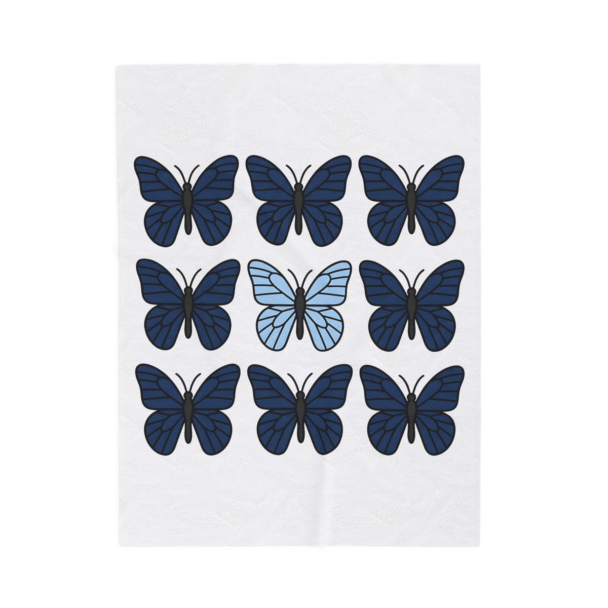 Butterfly Motif Blanket Boho Chic Plants Gift Women Plain Blanket Butterfly Blanket Hippie Fan Simple Blanket Floral Graphic Fresh Proportion