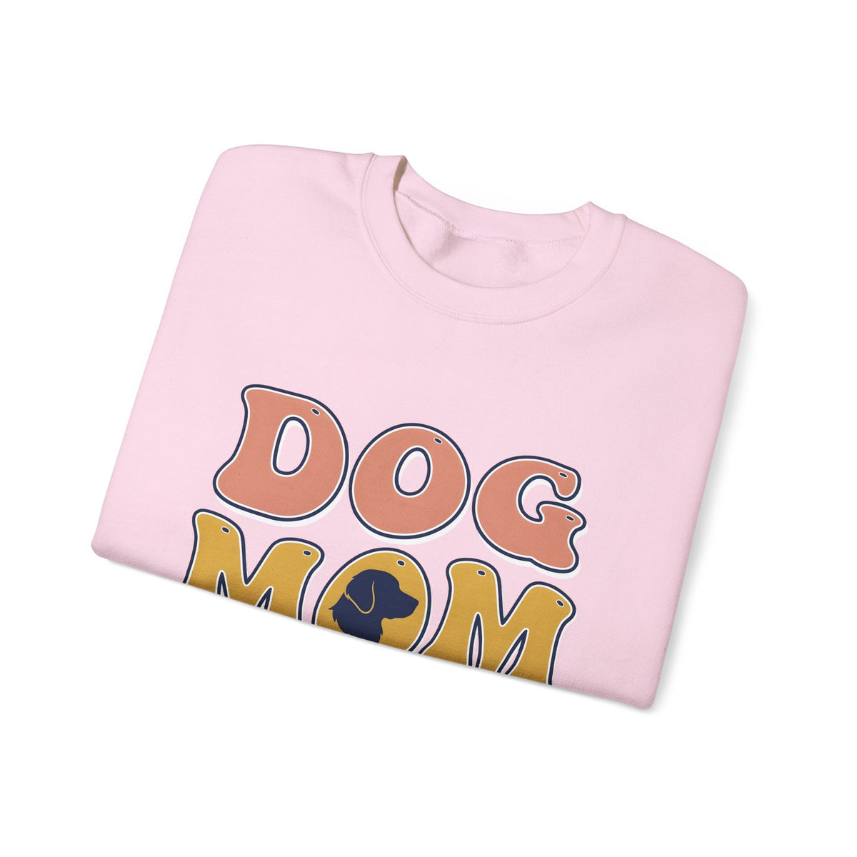 Dog Outline Sweatshirt Dog Mom Animal Gift Women Vintage Sweatshirt Puppy Sweatshirt Dog Mom Fan Retro Sweatshirt Creature Graphic Minimalist Large Text Sweatshirt