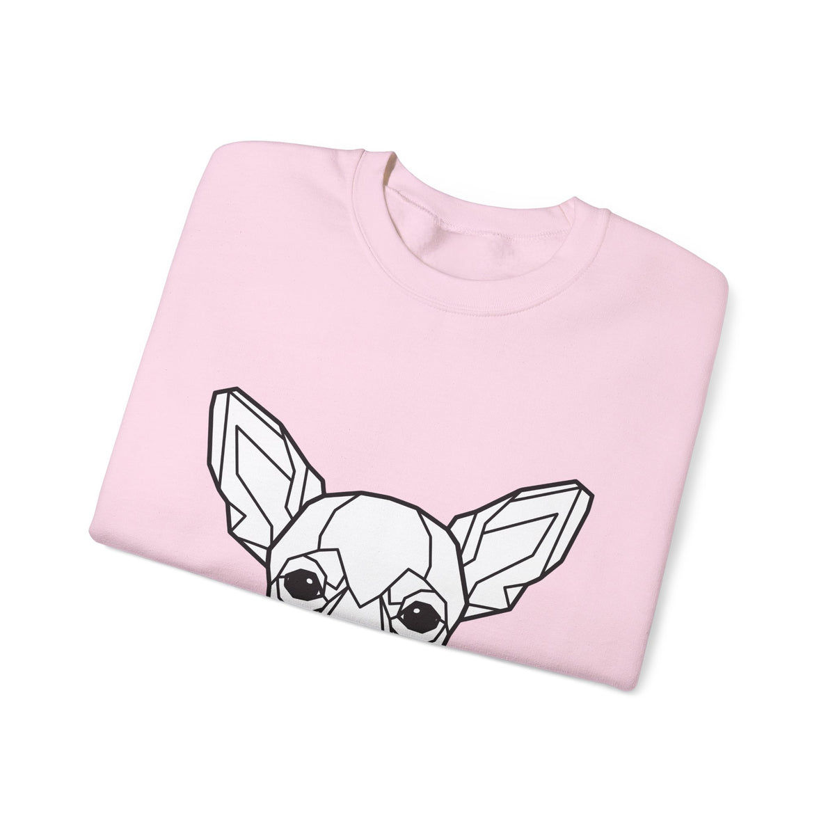 Chihuahua Puppy Sweatshirt Dog Animal Gift Women Abstract Sweatshirt Puppy Sweatshirt Dog Fan Canine Graphic Dog Illustration Line Art Head Sweatshirt