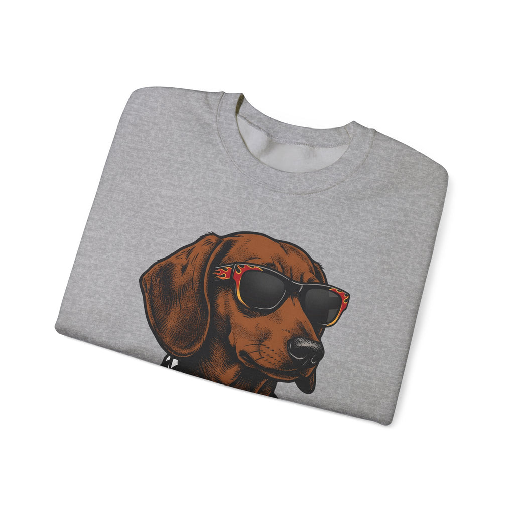 Dachshund Hound Sweatshirt Dog Creatures Gift Women Traditional Tattoo Sweatshirt Wiener Dog Sweatshirt Dog Fan Sailor Sweatshirt Beast Graphic Classic Sun