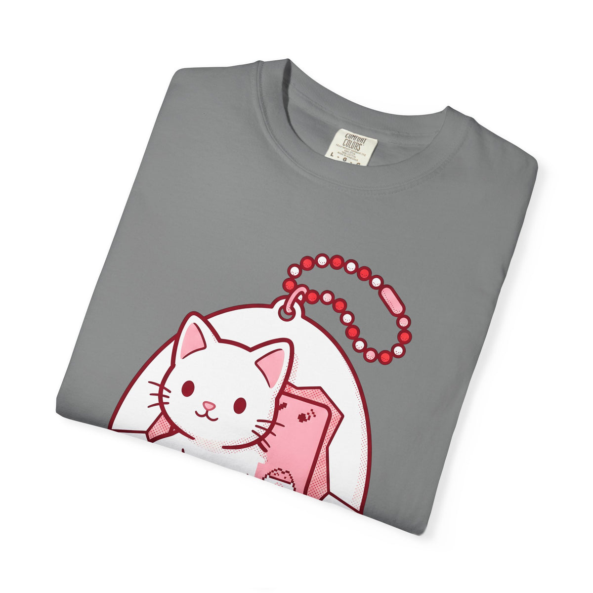 Kitten Virtual Toy T-Shirt Cat Video Games Gift Women Cute T-Shirt Digital Pet T-Shirt Cat Fan Kawaii T-Shirt Gamer Graphic Vintage Charm T-Shirt