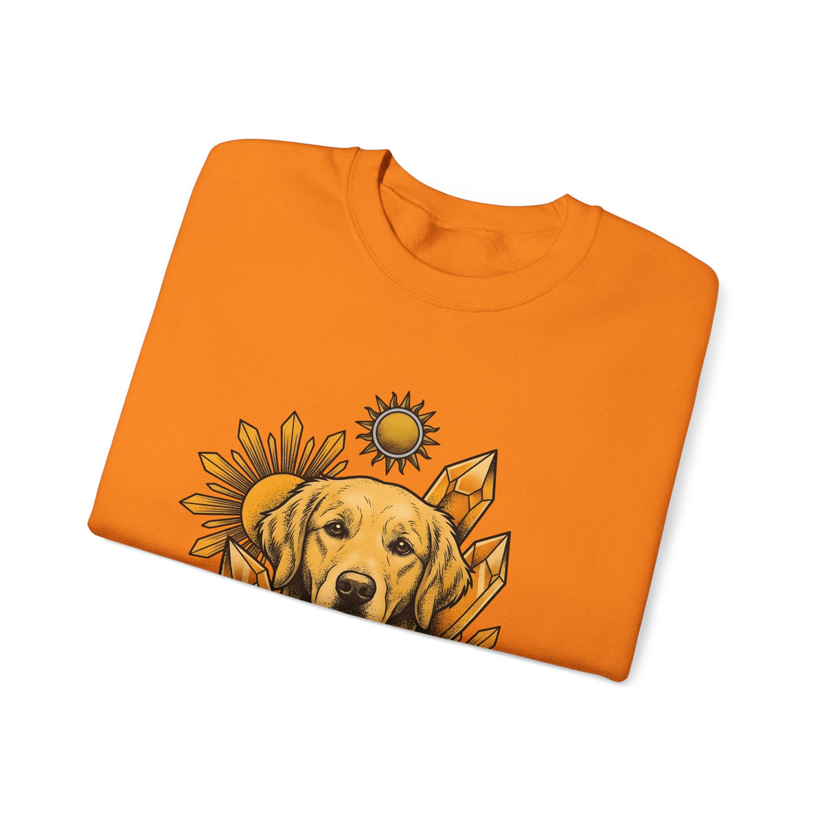 Golden Retriever Sweatshirt Dog Sunlight Gift Women Bohemian Sweatshirt Retriever Sweatshirt Dog Fan Puppy Sweatshirt Sunshine Graphic Retro Crystals Sweatshirt