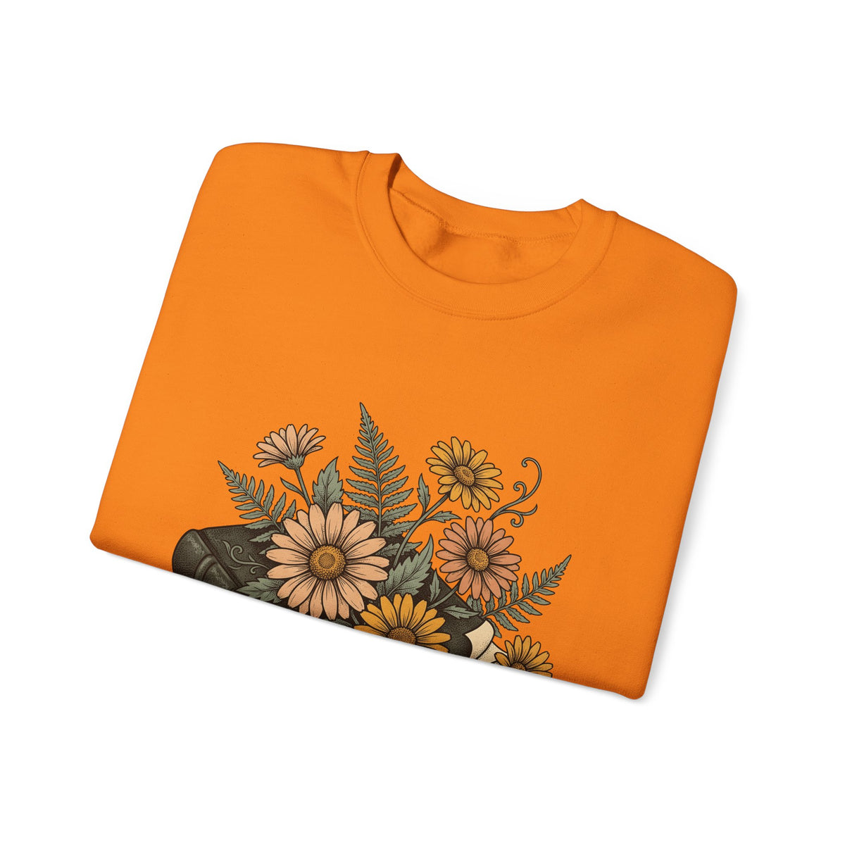 Botanical Book Sweatshirt Boho Chic Blossom Gift Women Plant Drawing Sweatshirt Floral Sweatshirt Bohemian Fan Illustrated Sweatshirt Flower Graphic Hand Drawn