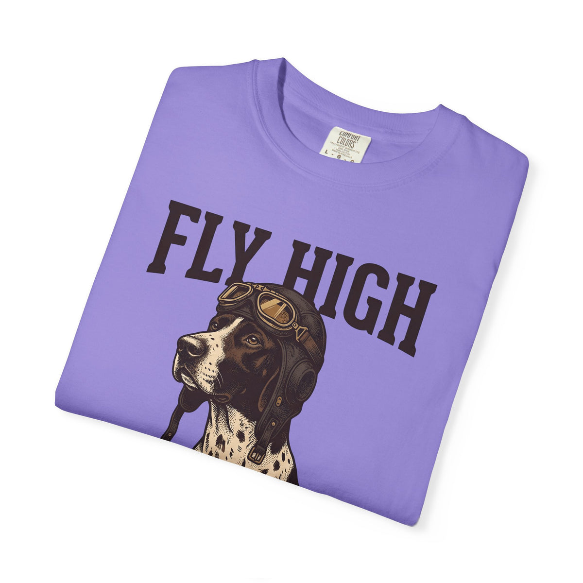 Flying Dog T-Shirt Dog Travel Gift Women Retro T-Shirt Canine T-Shirt Dog Fan Vintage T-Shirt Adventure Graphic Heritage Navigation T-Shirt