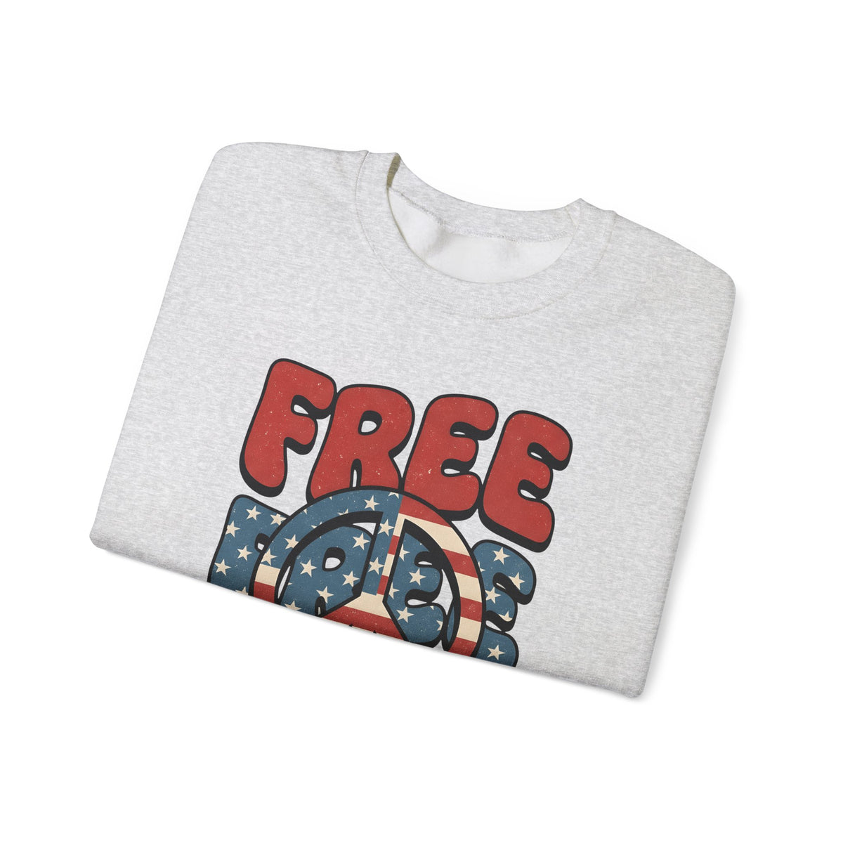 Peace Sign Sweatshirt 4th Of July Independence Gift Women Nostalgic Sweatshirt Peace Symbol Sweatshirt Patriot Fan Retro Sweatshirt Liberty Graphic Classic