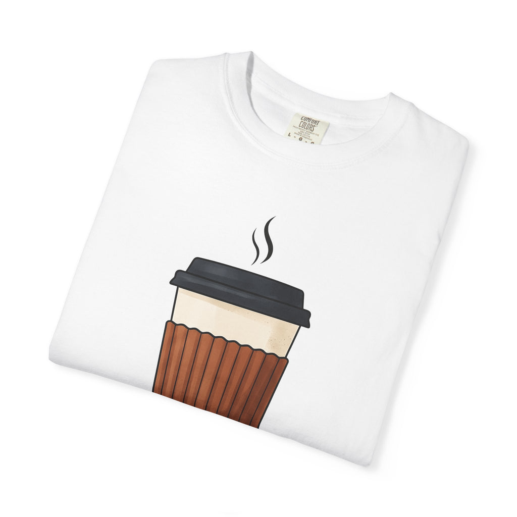 Coffee Cup Nurses Coffee Gift Modern Mug Nurse Enthusiast Contemporary Caffeine Minimalist Steam T-Shirt