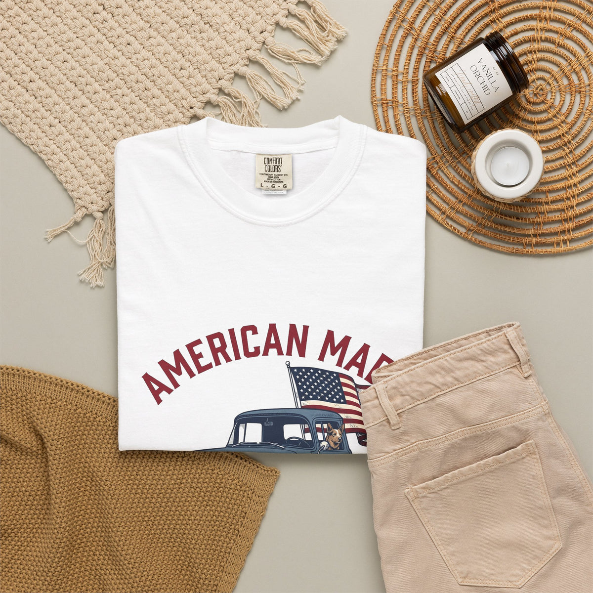 Classic Truck America 4Th Of July Independence Gift Vintage Lorry Patriot Enthusiast Retro Liberty T-Shirt