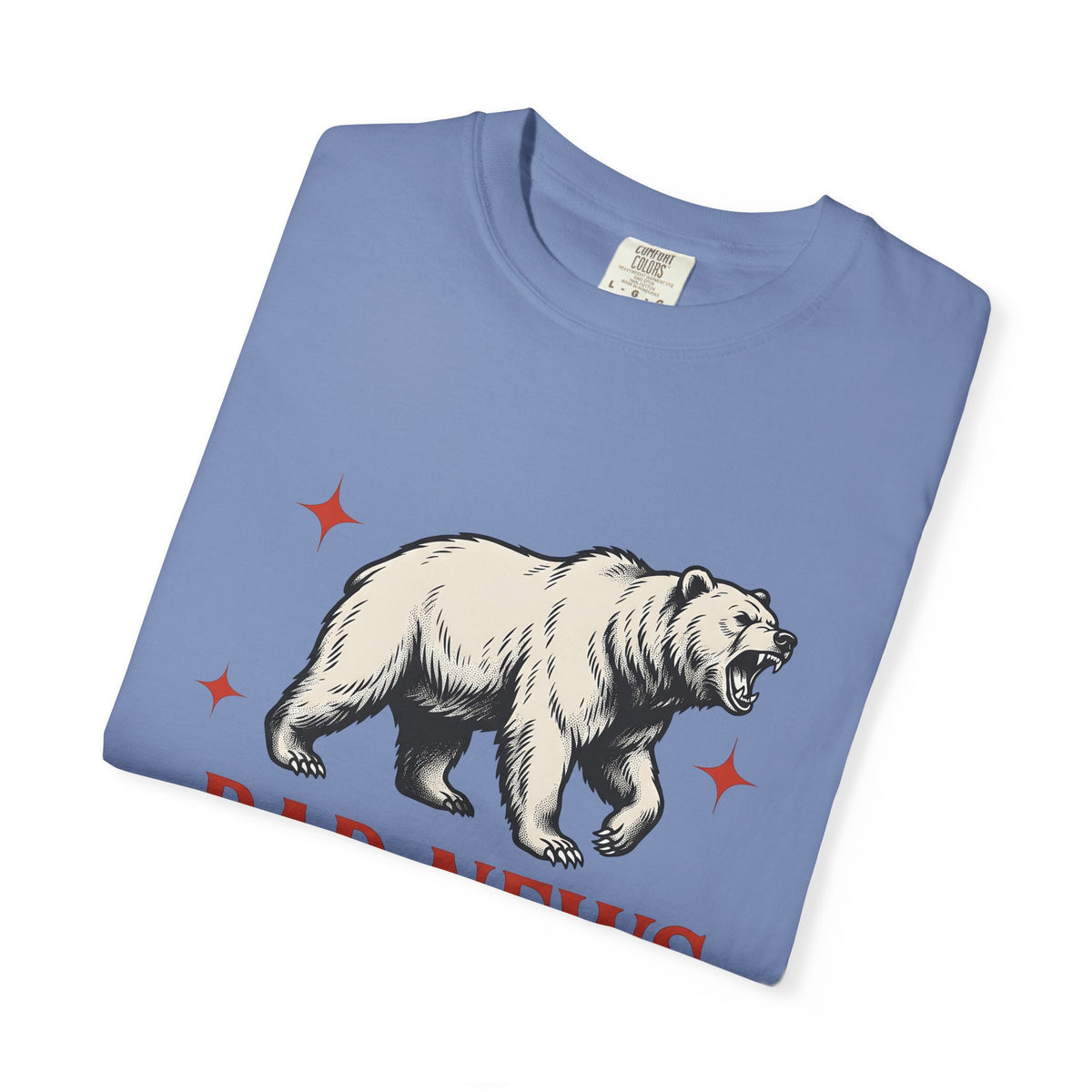 Grizzly Bear T-Shirt Bear Animal Gift Women Vintage T-Shirt Ursa T-Shirt Bear Fan Grizzly Graphic Retro Star T-Shirt