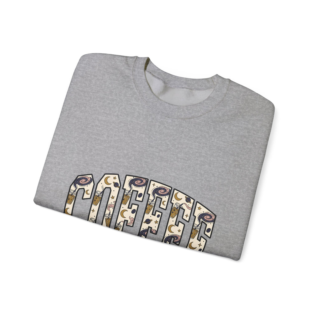 Coffee Sweatshirt Design Sweatshirt Coffee Astrology Gift Women Cartoon Sweatshirt Sweatshirt Sweatshirt Coffee Fan Toon Sweatshirt Zodiac Graphic Vintage Sparkles Sweatshirt
