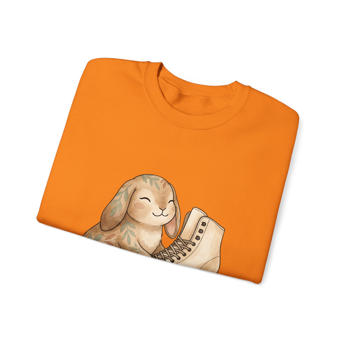 Bunny Skate Sports Fauna Gift Adorable Rabbit Skate Athlete Fan Wildlife Cute Brushstroke Sweatshirt