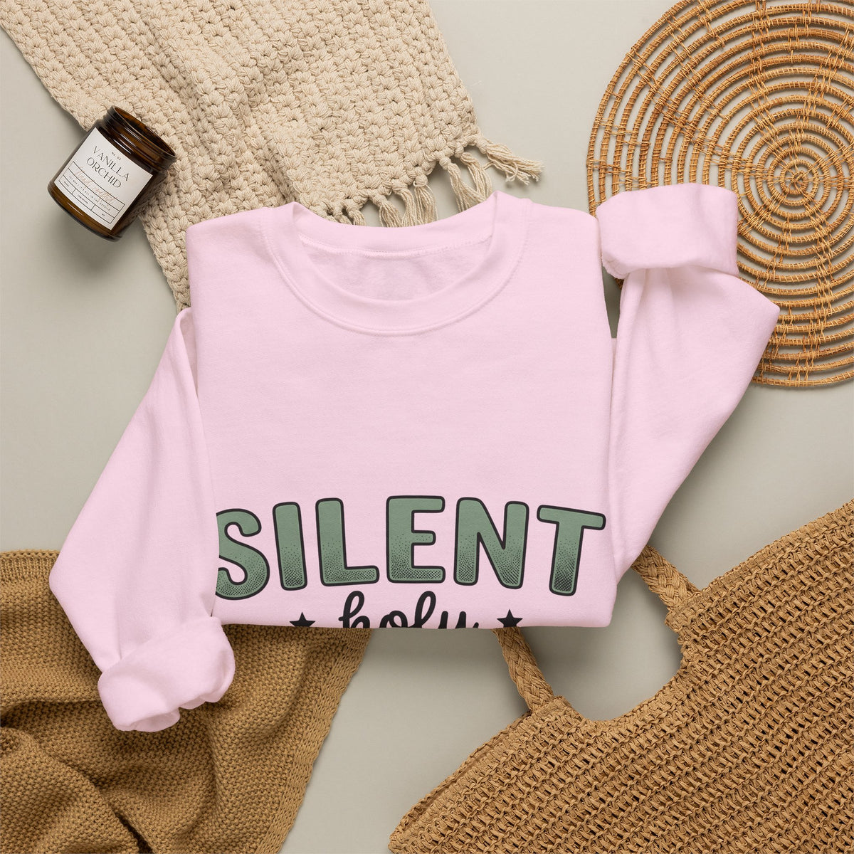 Holiday Text Sweatshirt Christmas Holiday Gift Women Playful Sweatshirt Typographic Sweatshirt Xmas Fan Festive Graphic Holiday Design Christmas