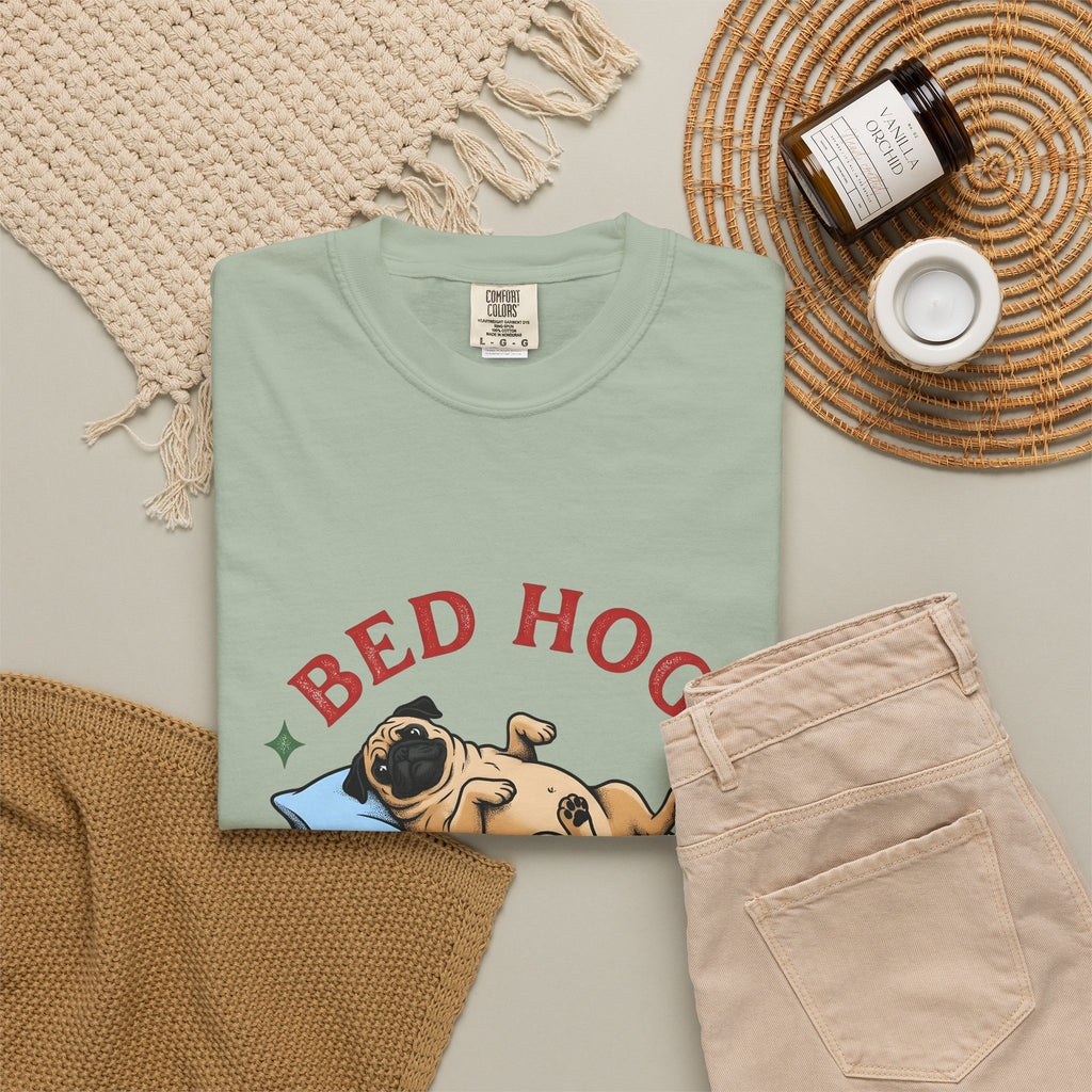 Pug Pet T-Shirt Dog Funny Gift Women Classic T-Shirt Puggle T-Shirt Dog Fan Retro T-Shirt Humor Graphic Line Art Plush Toy T-Shirt
