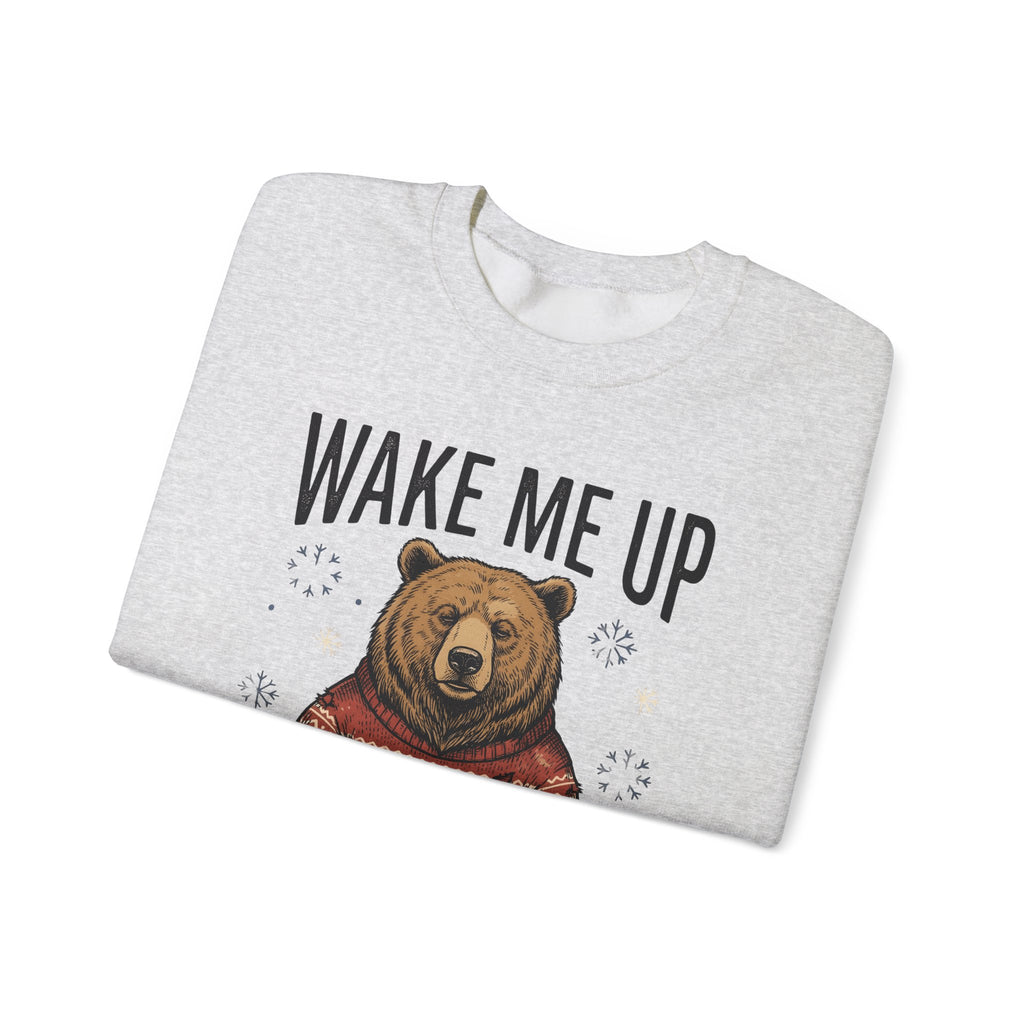 Bear Knitwear Sweatshirt Christmas Cold Gift Women Cabin Sweatshirt Teddy Sweatshirt Xmas Fan Rustic Sweatshirt Frosty Graphic Outline Winter Snow Sweatshirt