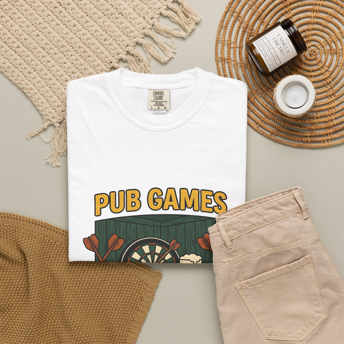 Darts Game T-Shirt Sports Lounge Gift Women Grunge T-Shirt Darts T-Shirt Athlete Fan Distressed T-Shirt Relaxation Graphic Cartoon Ale Glass T-Shirt