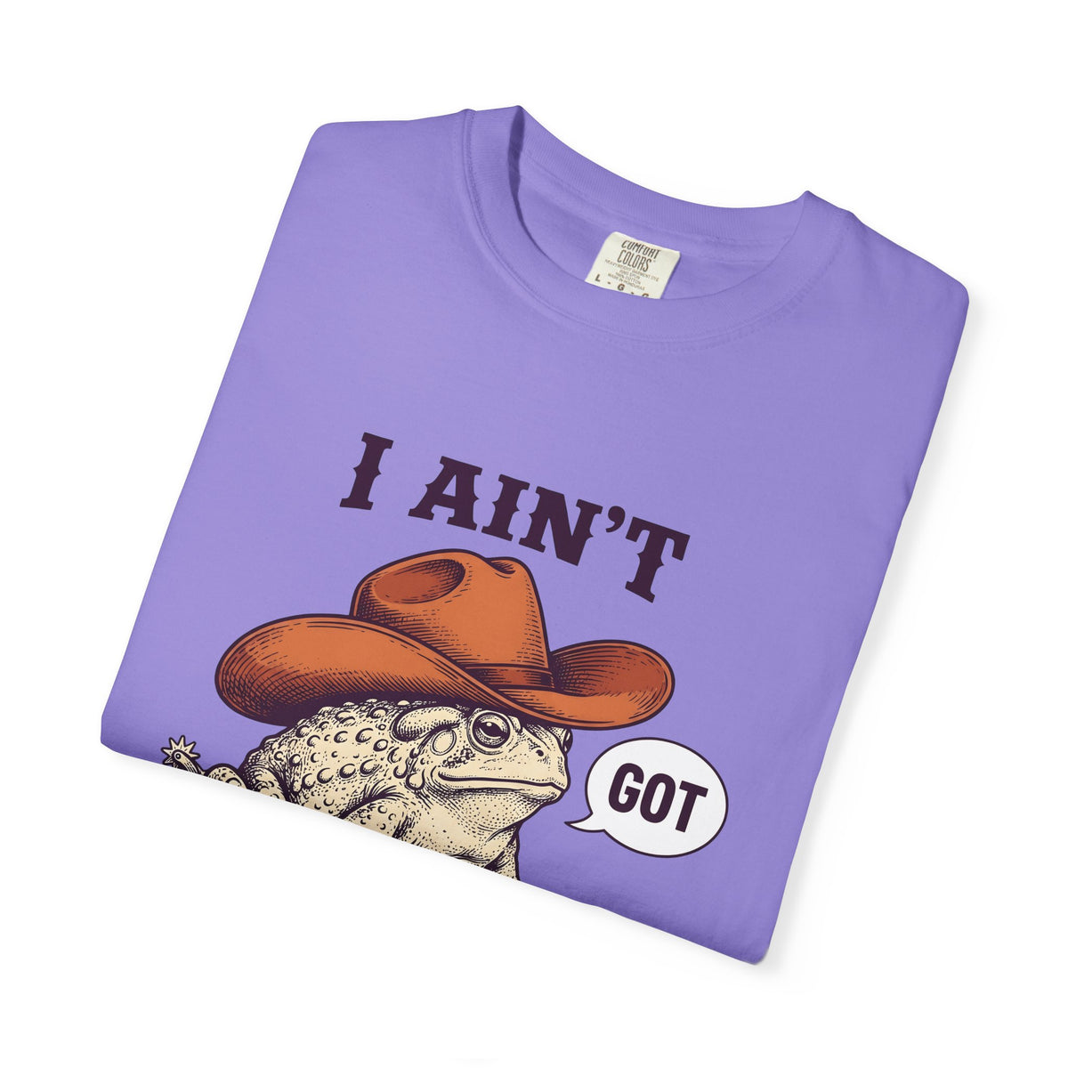 Ranch Frog Funny Critter Gift Classic Toad Humor Fan Retro Animal Doodle Talk Bubble T-Shirt