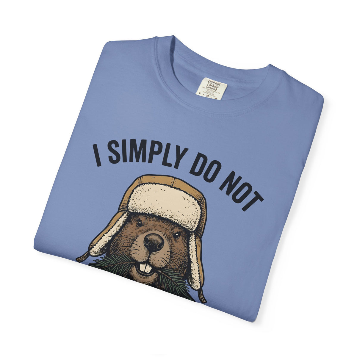 Beaver Woodsman T-Shirt Funny Wildlife Gift Women Comic T-Shirt Beaver T-Shirt Humor Fan Cartoon T-Shirt Animal Graphic Retro Checkered T-Shirt