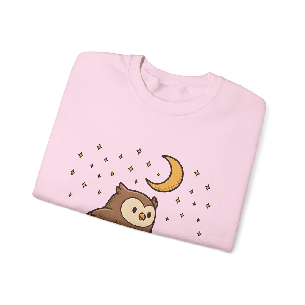 Owl Skating Shoes Sweatshirt Sports Creatures Gift Women Kawaii Sweatshirt Roller Skates Sweatshirt Athlete Fan Animal Graphic Sweatshirt Classic Music Player