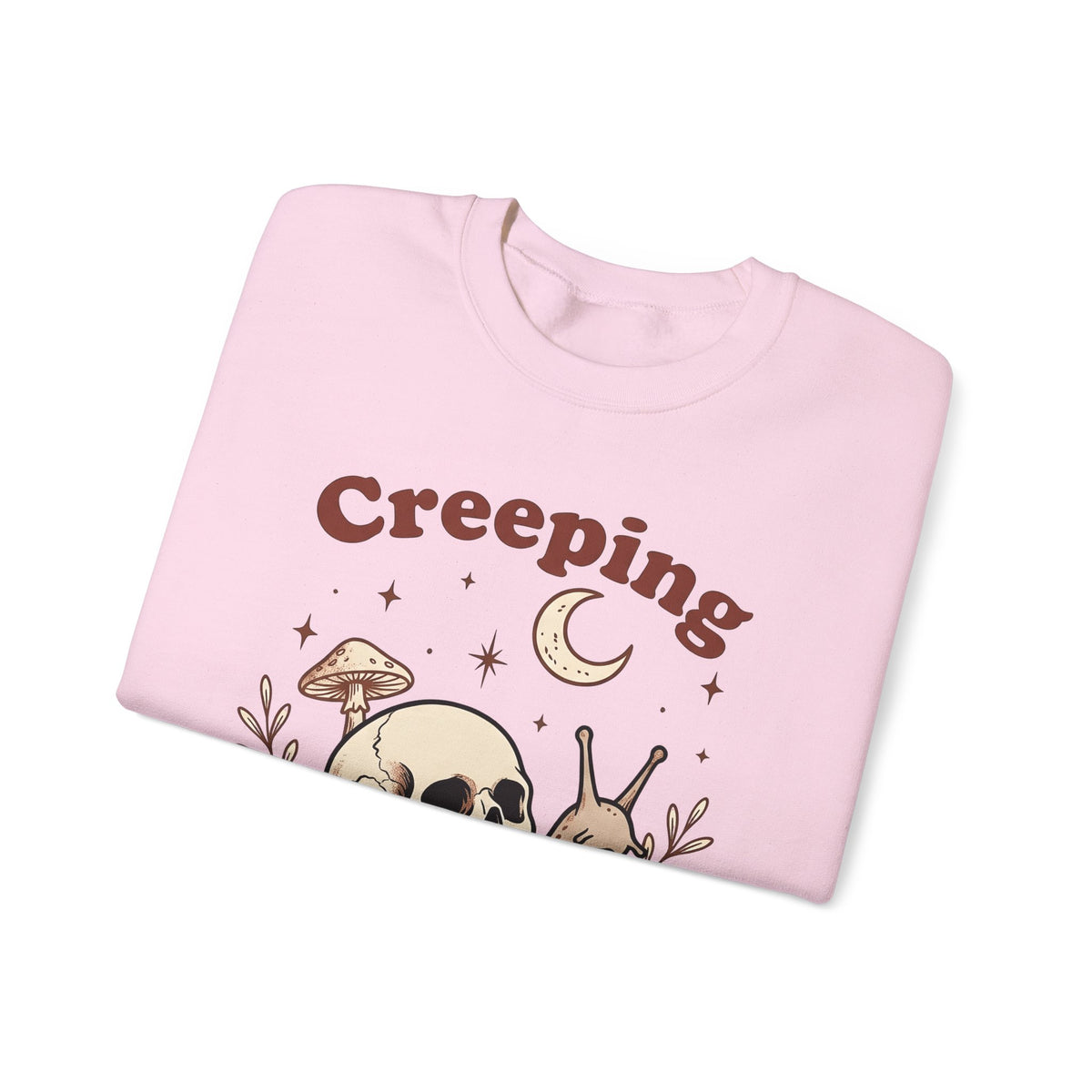 Skeleton Snail Sweatshirt Halloween Horror Gift Women Retro Sweatshirt Snail Sweatshirt Horror Fan Creepy Graphic Sweatshirt Sketch Toadstool Sweatshirt