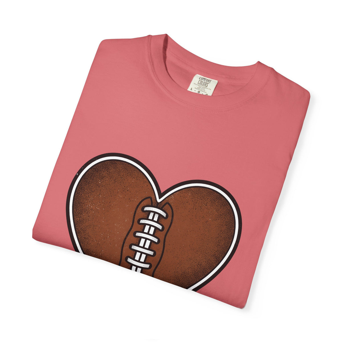 Football Love T-Shirt Moms Fitness Gift Women Line Art T-Shirt Soccer T-Shirt Mom Enthusiast Football T-Shirt Fitness Graphic Cartoon Seam T-Shirt