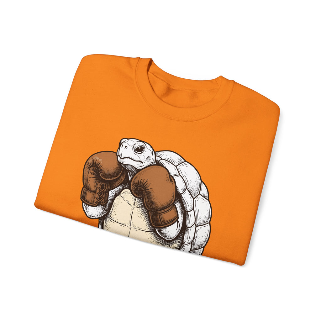Turtle Punch Gloves Sweatshirt Sports Workout Gift Women Line Art Sweatshirt Boxing Gloves Sweatshirt Athlete Enthusiast Illustration Sweatshirt Fitness