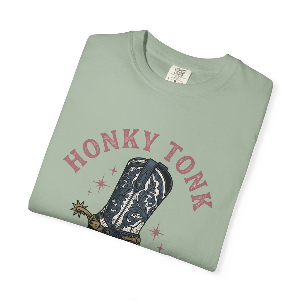 Leather Boot T-Shirt Cowgirl Equine Gift Women Hand Drawn T-Shirt Boot T-Shirt Cowgirl Fan Illustrated T-Shirt Horse Graphic Country Blossom T-Shirt