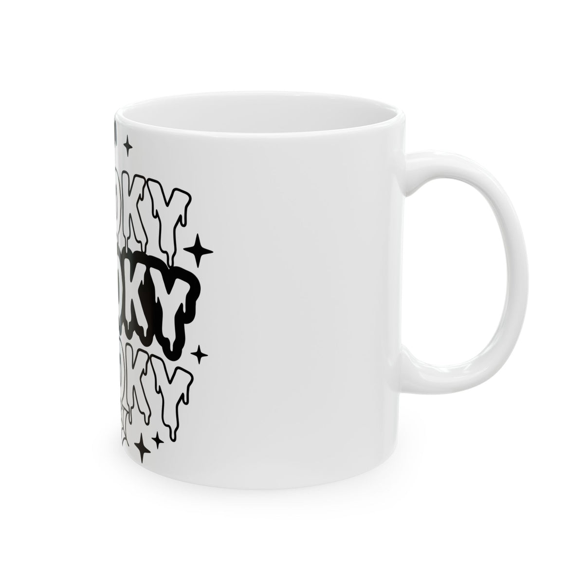 Spirit Design Mug Halloween Thriller Gift Women Modern Mug Spirituality Mug Horror Fan Abstract Mug Suspense Graphic Vintage Web