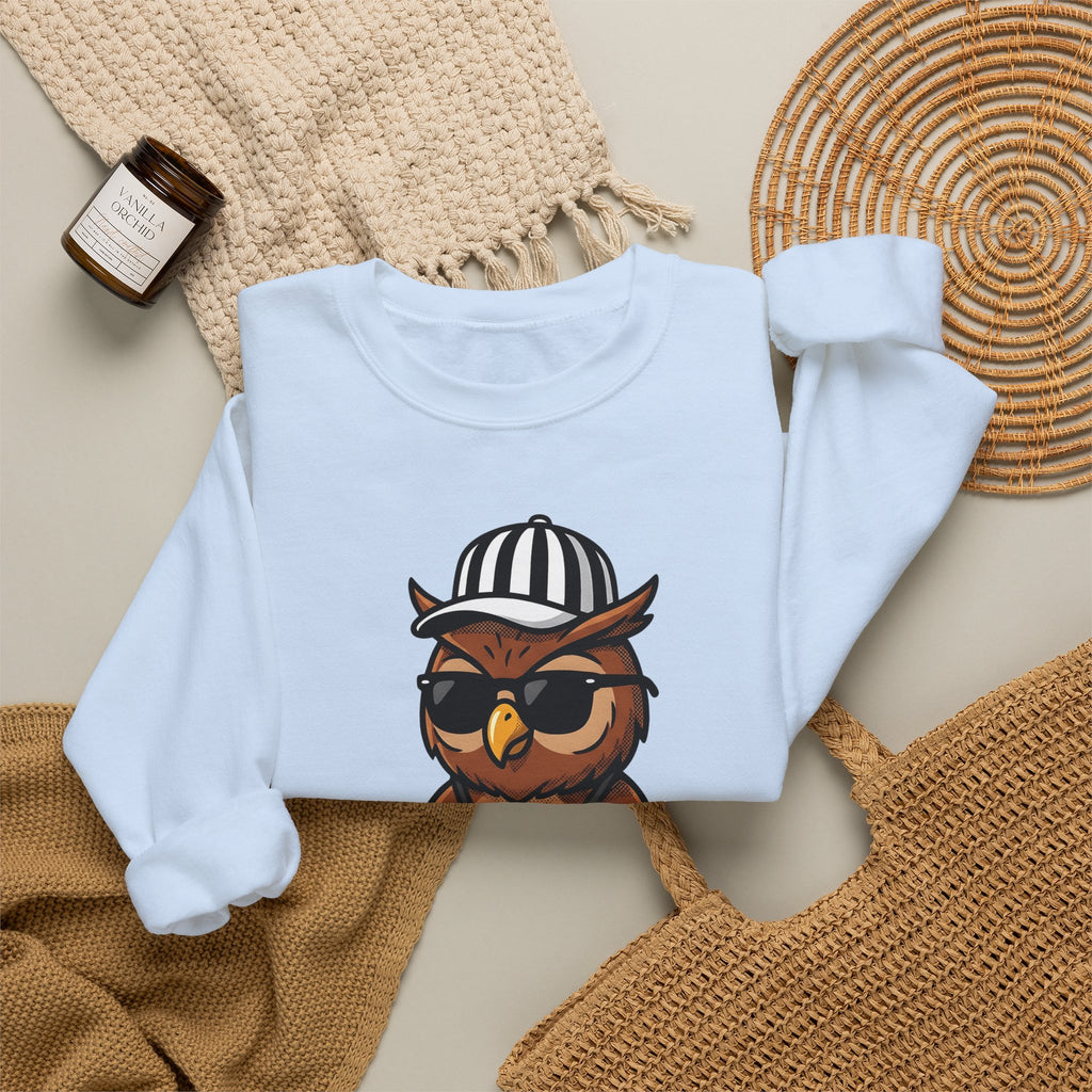 Owl Umpire Sports Activities Workout Gift Owl Athlete Enthusiast Fitness Sweatshirt
