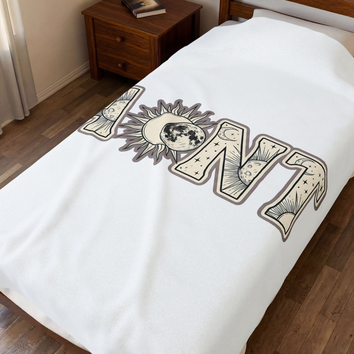 Sunshine Moonlight Star Blanket Moms Zodiac Gift Women Tribal Blanket Celestial Blanket Motherhood Enthusiast Ethnic Blanket Astrology Graphic