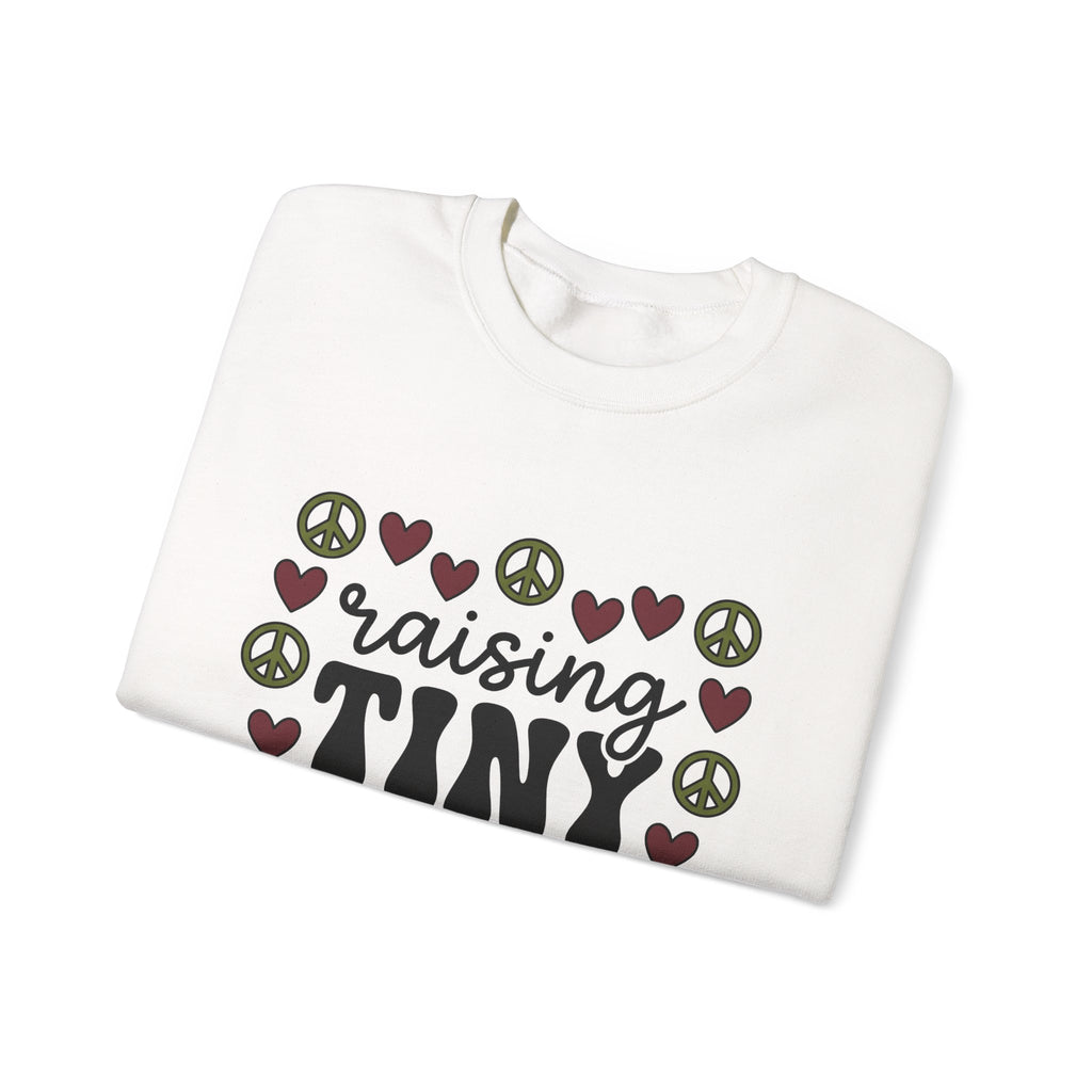 Peace Heart Motif Sweatshirt Moms Relatives Gift Women Folk Sweatshirt Harmony T