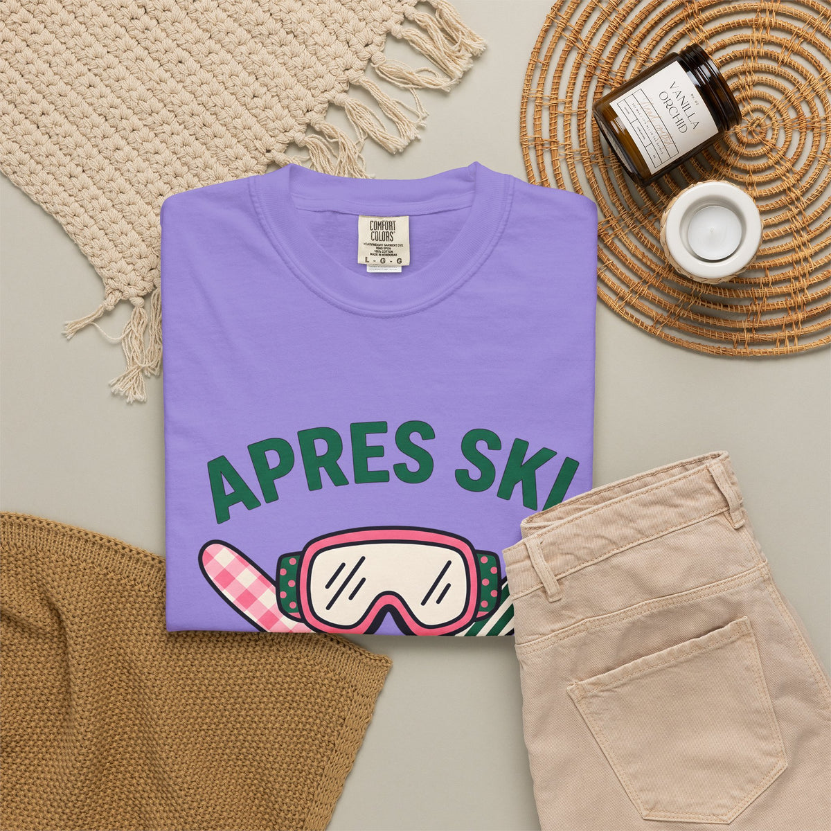 Ski Goggles T-Shirt Skiing Winter Gift Women Cartoon T-Shirt Snow Goggles T-Shirt Snowboarder Enthusiast Comic T-Shirt Frost Graphic Retro Crossed