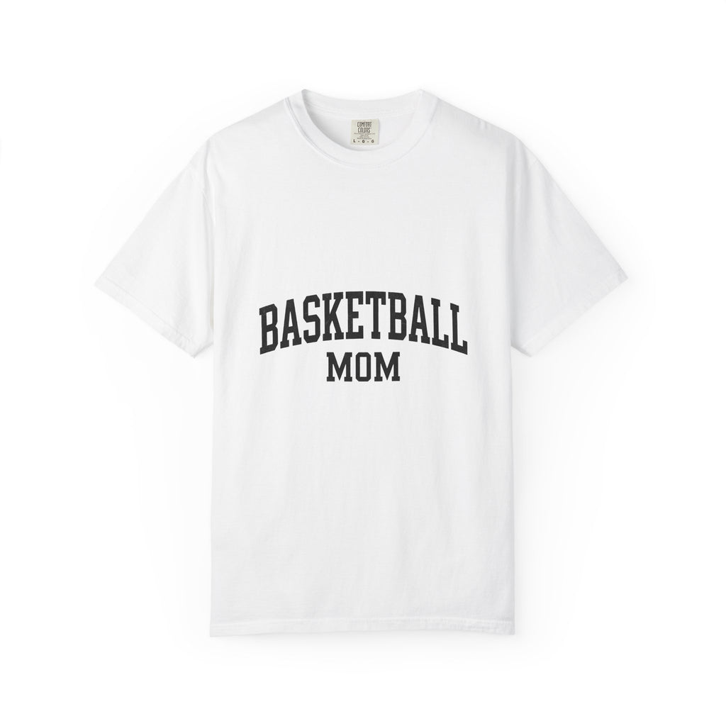 Team Text T-Shirt Moms Basketball Accessories Gift Women Hand Drawn T-Shirt Group Message T-Shirt Mom Fan Handdrawn T-Shirt Basketball Graphic Old
