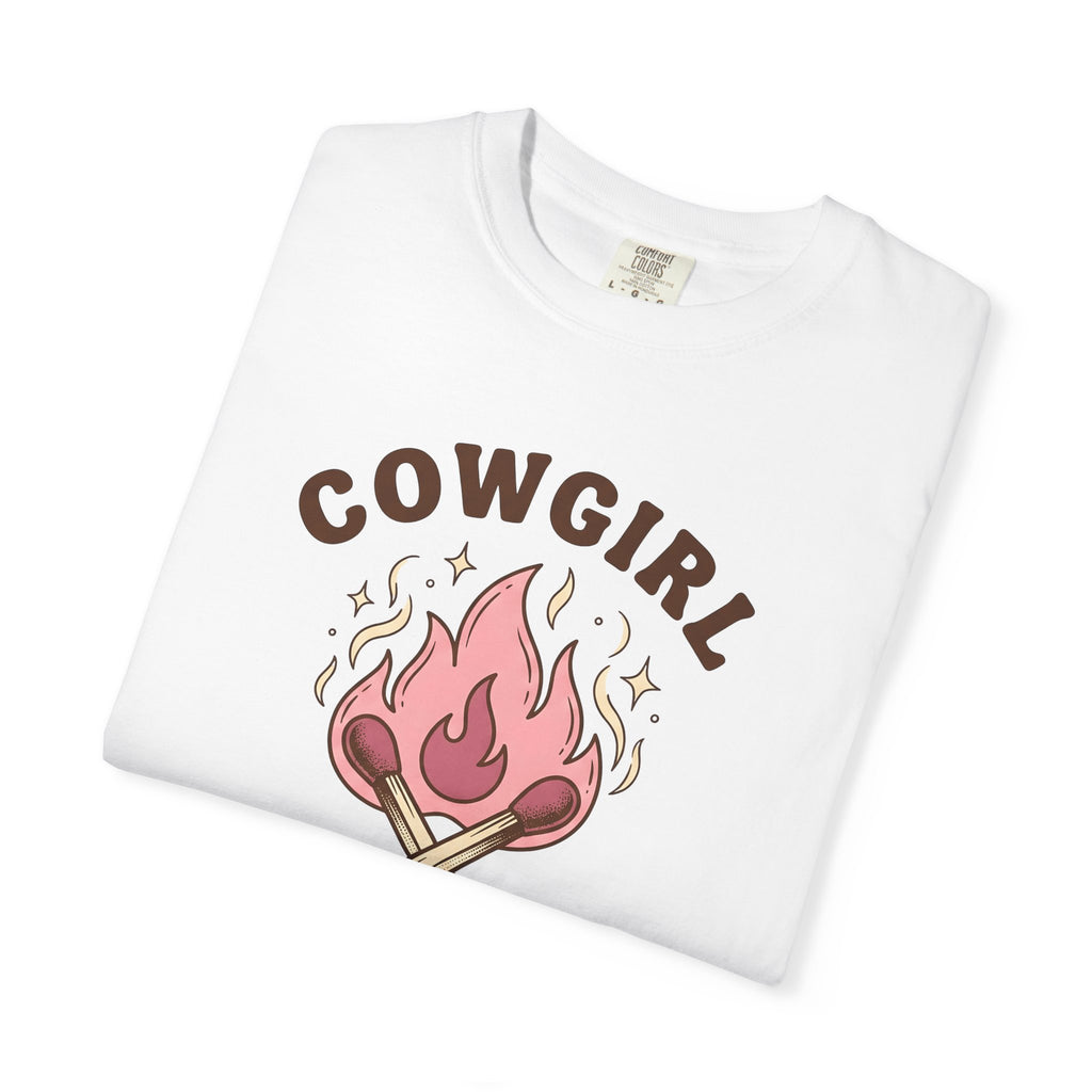 Lit Matches T-Shirt Cowgirl Cowboy Gear Gift Women Tribal T-Shirt Matches T-Shirt Rodeo Fan Primitive T-Shirt Western Graphic Classic Glitter