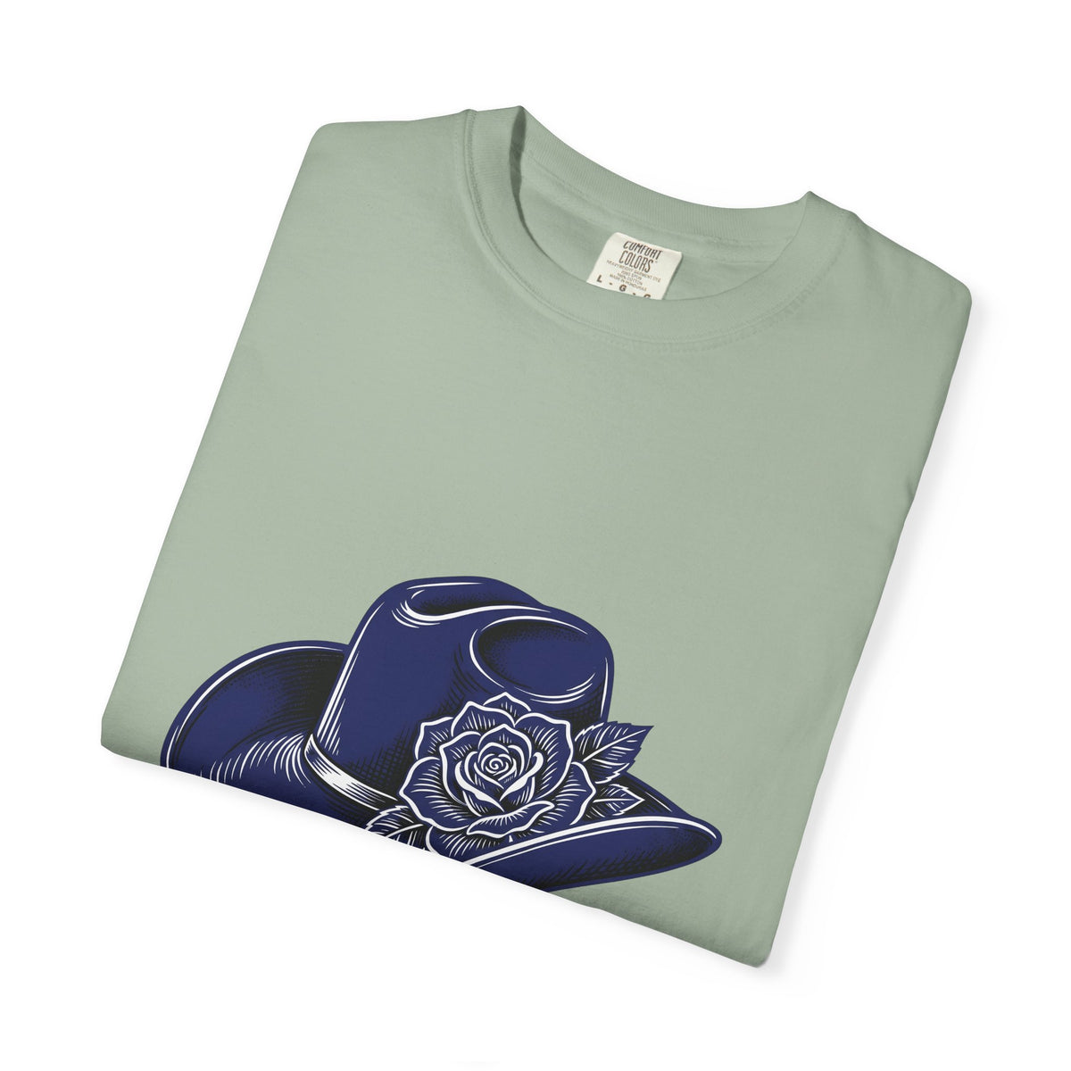 Cowboy Cap T-Shirt Cowgirl Ranch Gift Women Rustic T-Shirt Cowboy Hat T-Shirt Rodeo Fan Western T-Shirt Farm Graphic Line Art Bloom T-Shirt