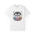 Magical Eye T-Shirt Boho Chic Meditation Gift Women Tribal T-Shirt Third Eye T-Shirt Bohemian Enthusiast Primitive T-Shirt Mindfulness Graphic